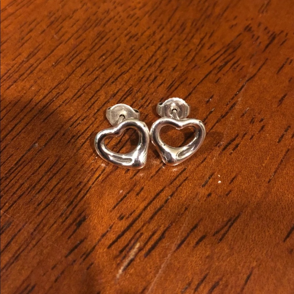 Tiffany Open Heart Earrings
